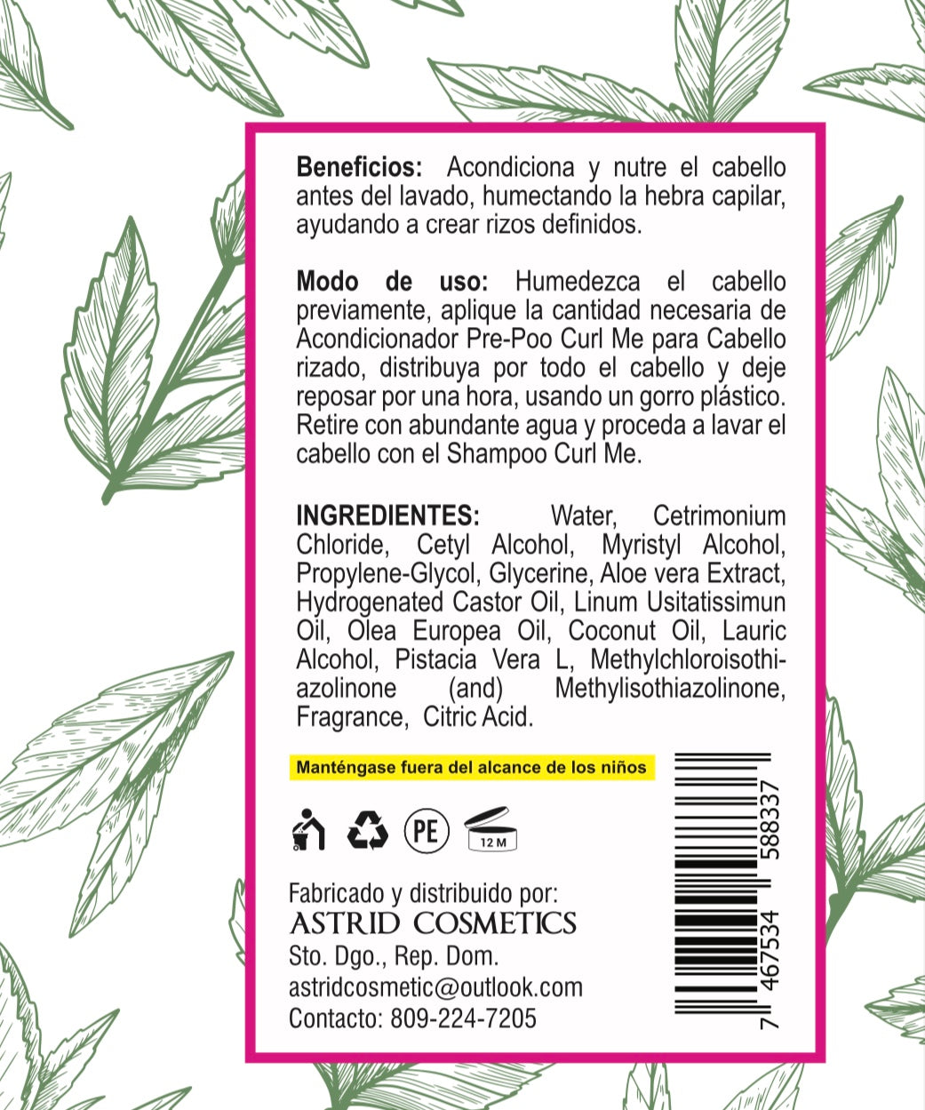 Pre-Poo Conditioner